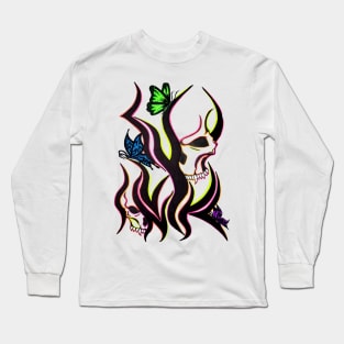 Neon Skulls Long Sleeve T-Shirt